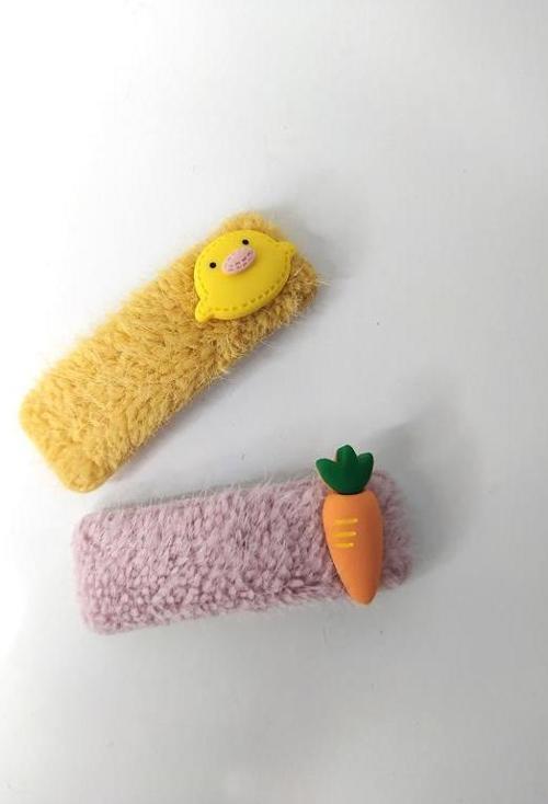 Sevimli Civ Civ Havuç Renkli Tokalar Sevimli Kız Çocuk Saç Aksesuarları  