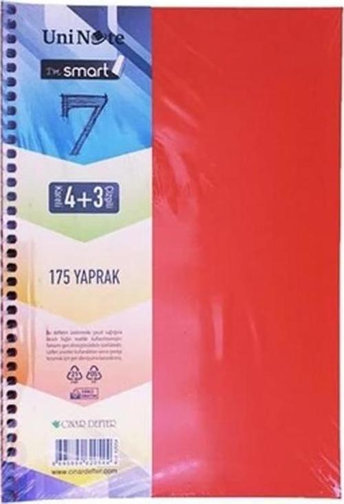 I'M Smart A4 175 Yp 4+3 Ayraçlı Defter 62054