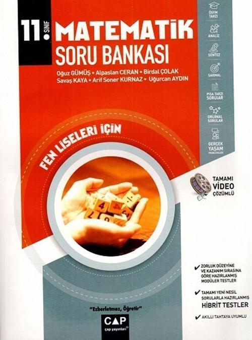 11. Sınıf Matematik Fen Lisesi Soru Bankası Çap Yayınları