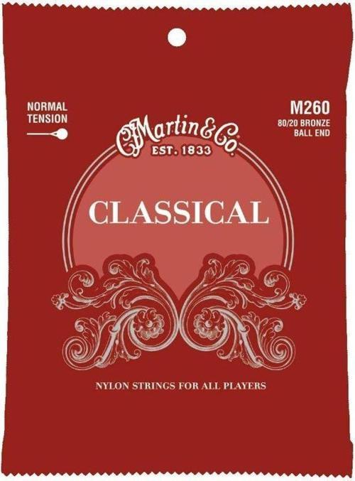 Martin Co M260 Bronze Wound Ball-End Klasik Gitar Telleri