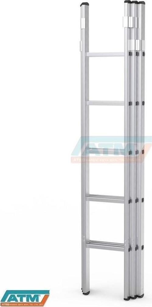 2*3=6 MT 65X25 ÜÇ PARÇALI  SÜRGÜLÜ MERDİVEN