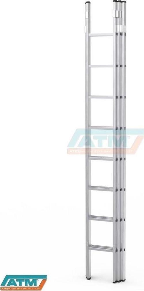 3*3=9 MT 80X25 ÜÇ PARÇALI SÜRGÜLÜ MERDİVEN