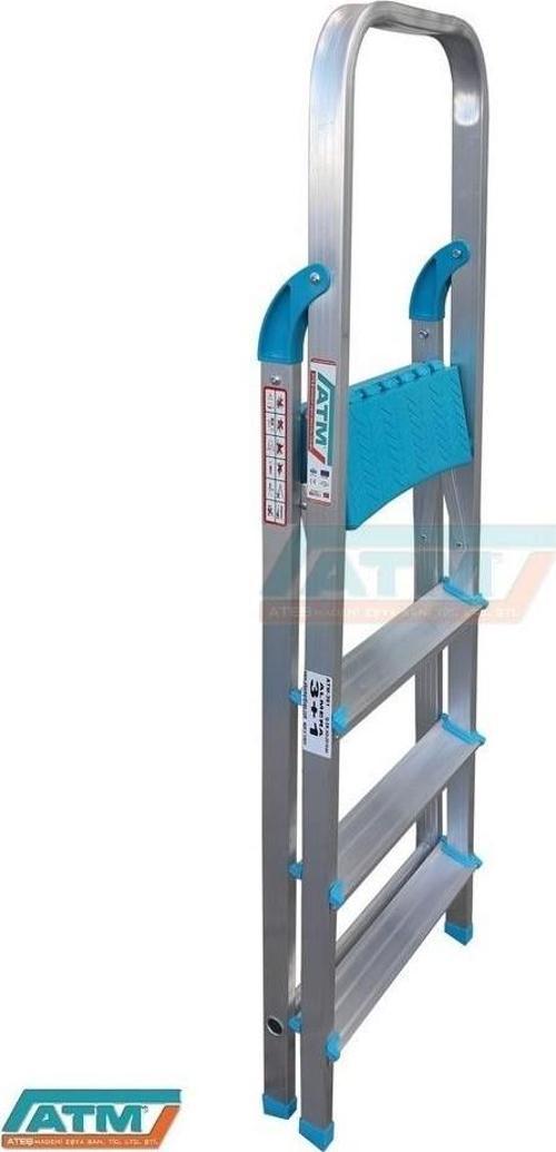ALMERA 3+1 TEK ÇIKIŞLI ALUMİNYUM MERDİVEN