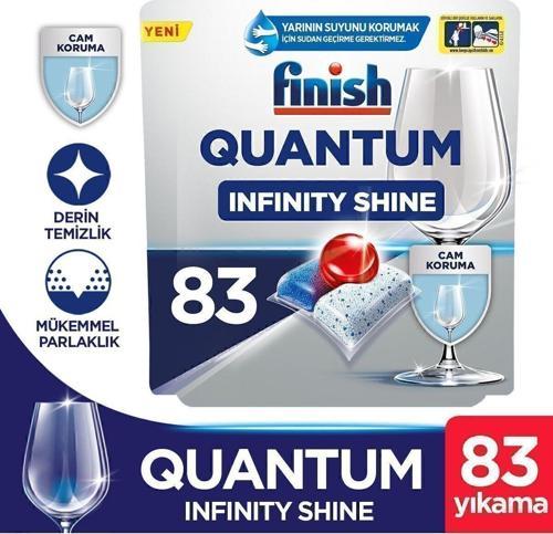 Quantum Infinity Shine 83 Kapsül Bulaşık Makinesi Deterjanı Tableti (1 X 83)