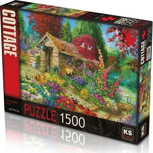 Puzzle 1500 Parça Garden Shed 22004 Lisanslı Ürün
