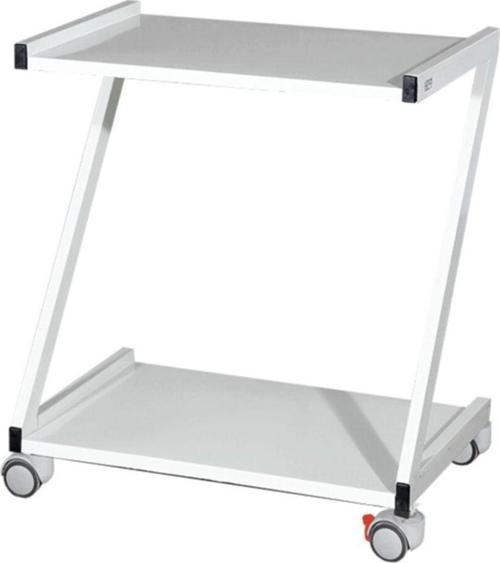 Iki Katlı Z Tipi Cihaz Arabası Pansuman Arabası Frenli