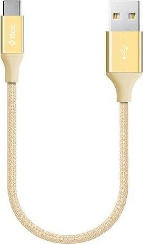 AlumiCable Mini 30 cm 2DK26A Altın Type-C Şarj Kablosu