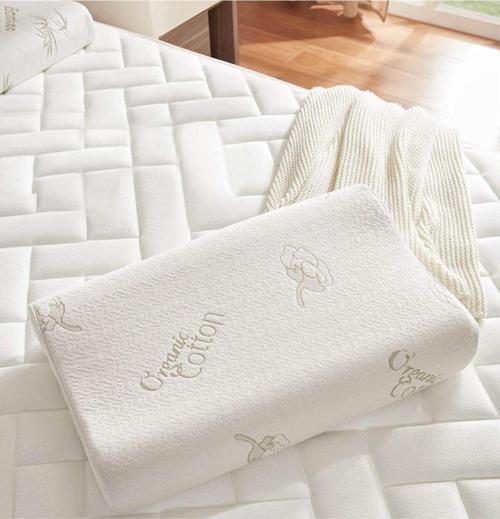 Organic Cotton Visco Boyun Destek Yastığı Ortopedik Visco Yastık 40x60 cm 11 cm Yükseklik