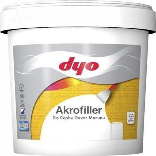 Akrofiller Dış Cephe Macunu 25 Kg Beyaz