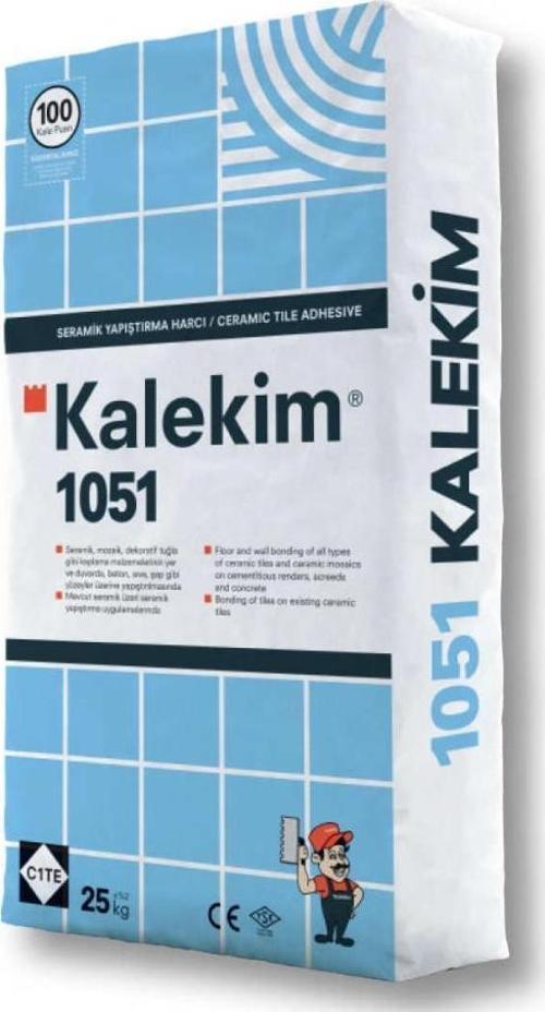 1051 Seramik Yapıştırıcı 25 Kg Gri