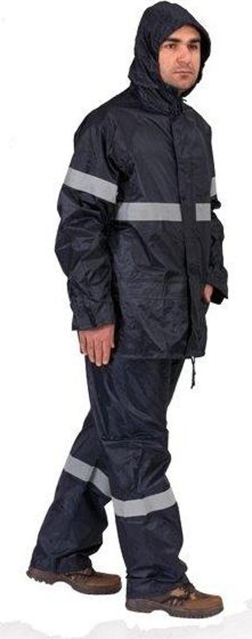 Imperteks Takım Yağmurluk 11010 (Lacivert-Fosforlu) XXL