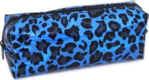 Anorak Leopar Mavi Kalem Kutusu