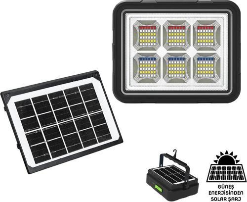 150W Güneş Enerjili Solar Kamp Feneri&Projektör (WS-5570)