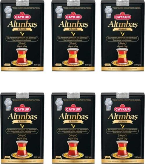 Altınbaş Siyah Dökme Çay 500 Gr - 6 Adet