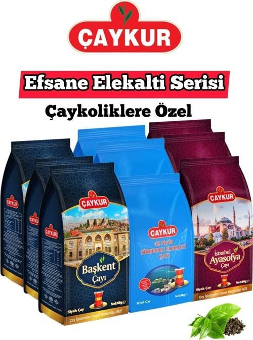 Elekaltı Serisi Özel Çaykolik 9 Adet