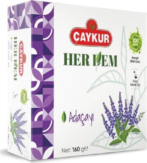 Herdem Yeşil Adaçayı 160 Gr (Bardak Poşet Çay)