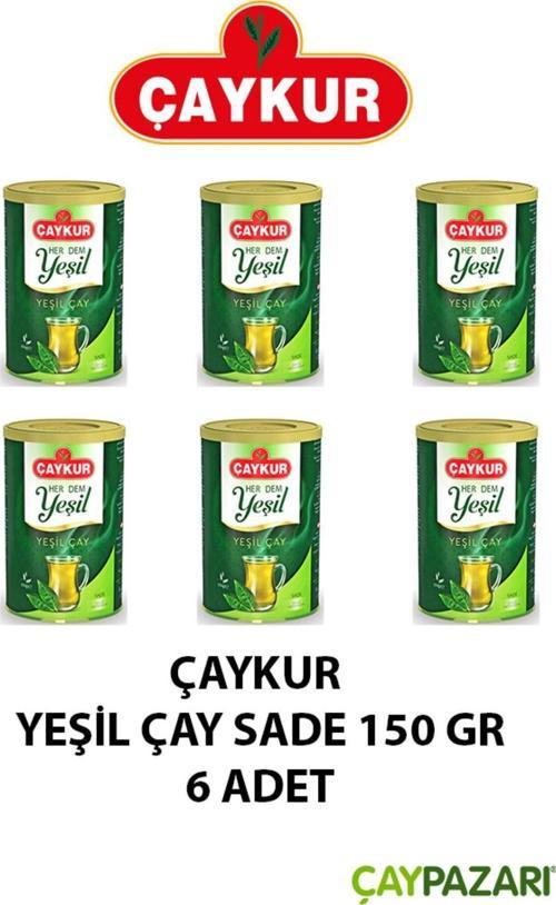 Herdem Yeşil Çay Sade 150 Gr. 6 Adet