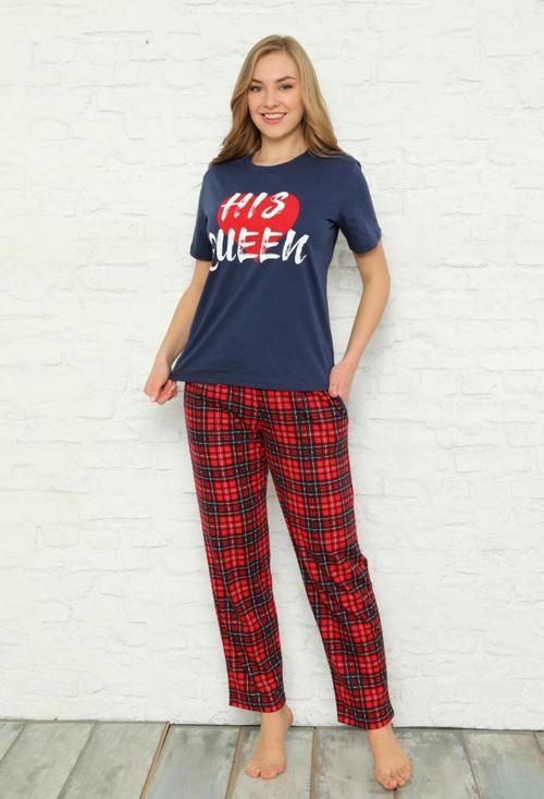 Eş Sevgili Kombini - Kadın Pijama Takımı - Sevgililer Günü Hediyesi