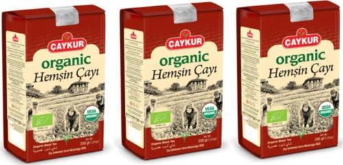Organik Hemşin Siyah Dökme Çay 200 Gr X 3