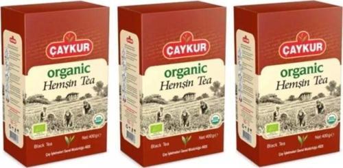 Organik Hemşin Siyah Dökme Çay 3 X 400 Gr