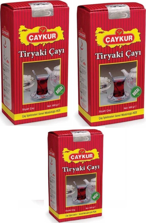 Tiryaki Siyah Dökme Çay 500 Gr 3 Lu Avantaj Paket