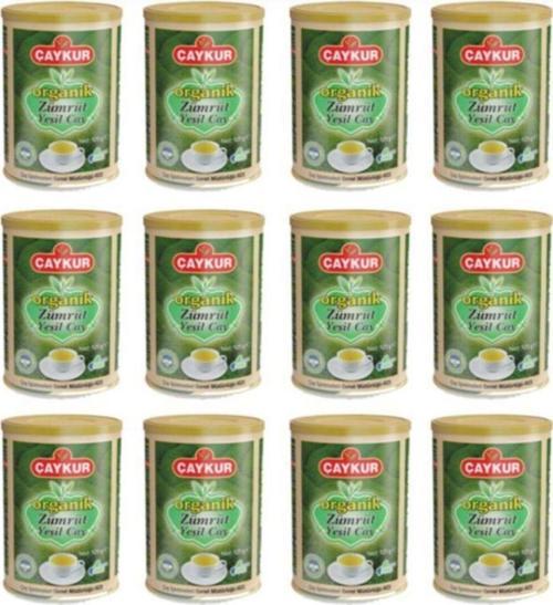 Organik Zümrüt Yeşil Çay 125 Gr. X 12 Adet
