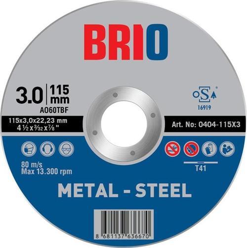 Kesme Taşı 115X3 Metal 10 adet