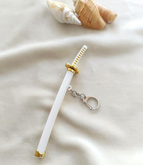 Anahtarlık Anime Demon Slayer Kılıç Katana Anahtarlık Aksesuar Çanta Süsü
