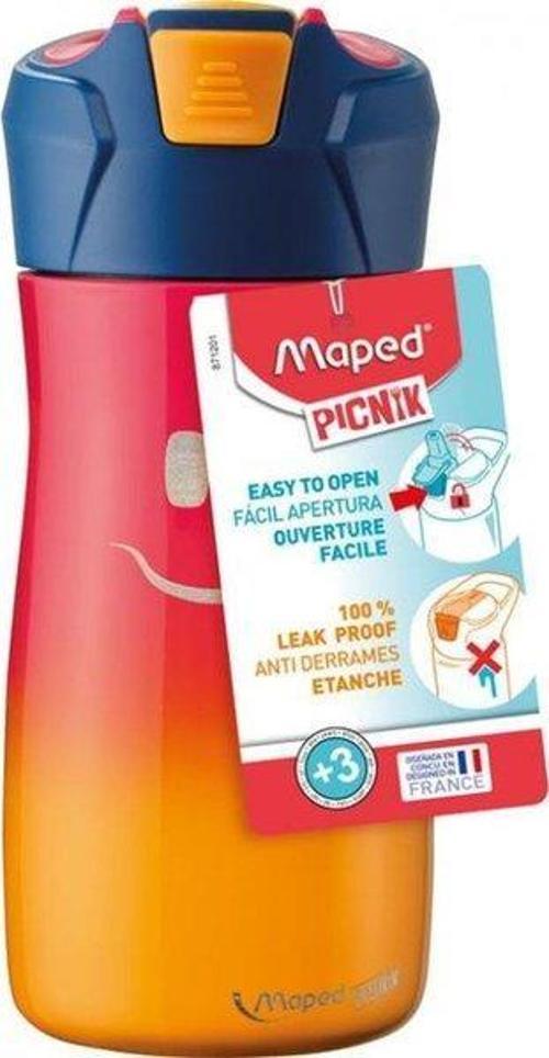 430 ml Çelik Matara Gülen Pembe