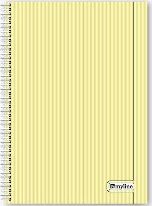 Nova A4 Plastik Kapak 120 Yaprak Çizgili Defter