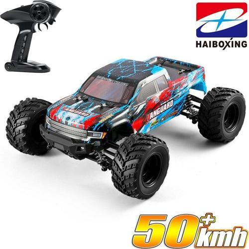 HAIBOXING RC 1/12 903 Vanguard 50+KMH Sürat 4X4 Uzaktan Kumandalı RC Model Araba RTR Elektrikli 4WD Offroad Truck Mavi