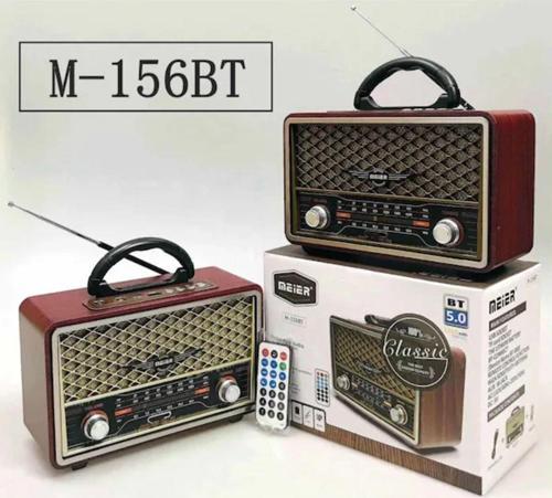 156BT Usb/Sd/Mp3/Bluetooth Şarjlı Nostaljik Radyo Meier