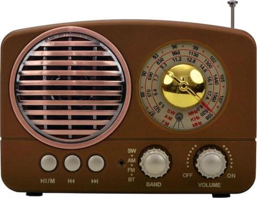 Nostaljik Fm Radyo Bluetooth-Usb-Retro Meier M161-Bt