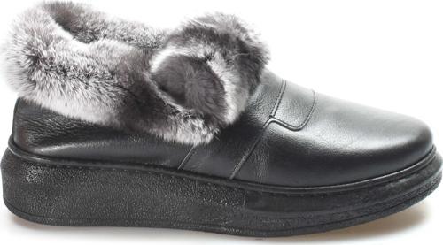 Hakiki Deri Kürklü Kadın Spor Bot 733KZA0024