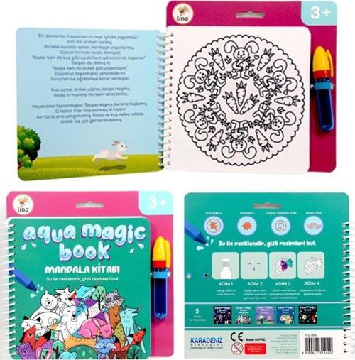 Sihirli Boyama Kitabı Aqua Magic Book Mandala Tfl-1003