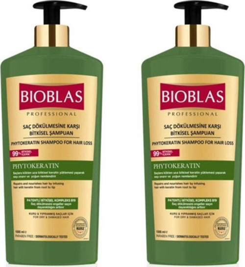 Pytokeratin Kuru-Yıpranmış Saçlar Şampuan 1000Ml 2 Adet