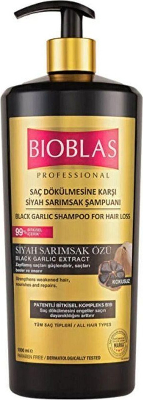 Saç Dökülmesine Karşı Siyah Sarımsak Şampuan 1000 Ml