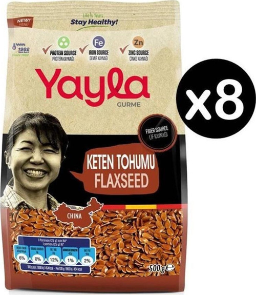 500 Gr Gurme Keten Tohumu 8 Adet