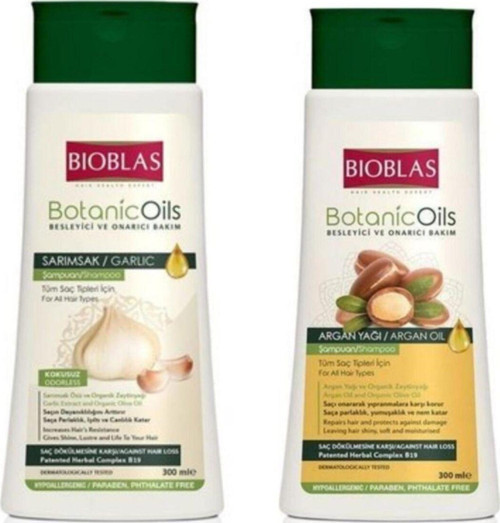 Sarımsak + Argan Yağı Şampuan Seti