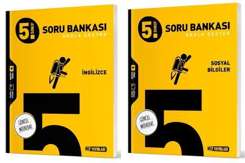 Hız 2025 5. Sınıf İngilizce + Sosyal Bilgiler Soru Seti 2 Kitap