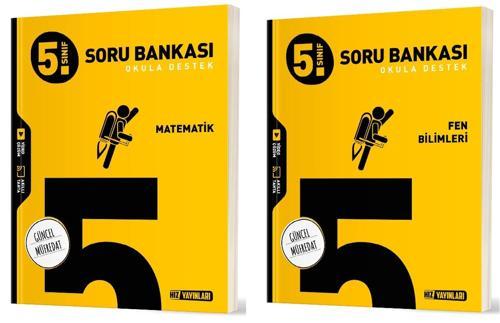 Hız 2025 5. Sınıf Matematik + Fen Bilimleri Soru Seti 2 Kitap