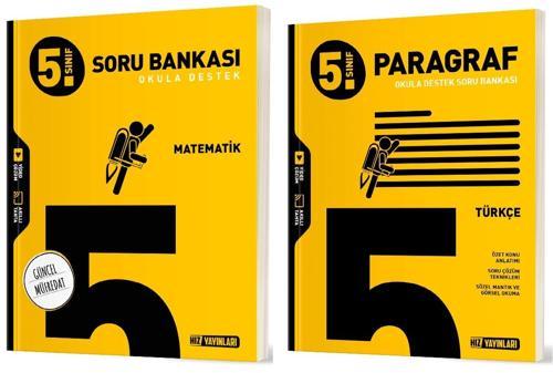 Hız 2025 5. Sınıf Matematik + Paragraf Soru Seti 2 Kitap