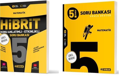 Hız 2025 5. Sınıf Matematik Soru + Hibrit - Konu Seti 2 Kitap