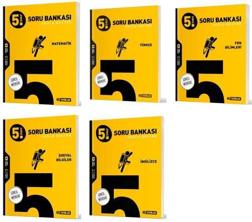Hız 2025 5. Sınıf Matematik Türkçe Fen Sosyal İngilizce Soru Seti 5 Kitap