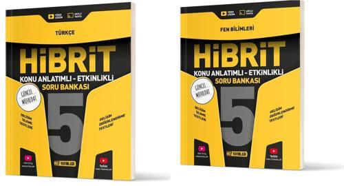 Hız 2025 5. Sınıf Türkçe + Fen Bilimleri Hibrit - Konu Seti 2 Kitap