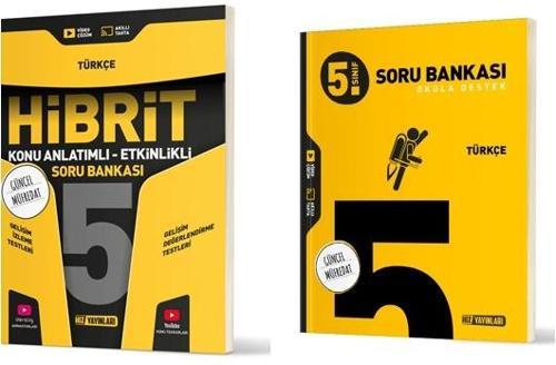 Hız 2025 5. Sınıf Türkçe Soru + Hibrit - Konu Seti 2 Kitap