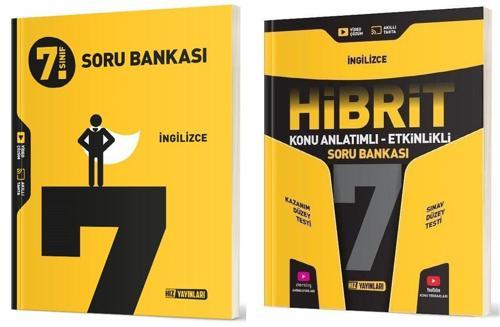 Hız 2025 7. Sınıf İngilizce Soru Bankası + Hibrit Soru 2 Kitap