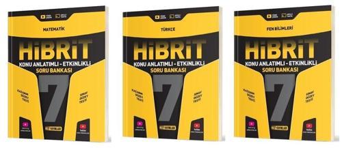 Hız 2025 7. Sınıf Matematik + Türkçe + Fen Bilimleri Hibrit - Konu Soru Seti 3 Kitap