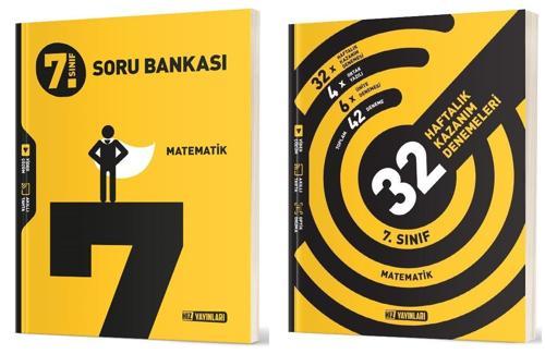 Hız 2025 7. Sınıf Matematik Soru + 36 Haftalık Deneme Seti 2 Kitap