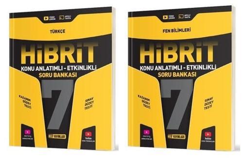 Hız 2025 7. Sınıf Türkçe + Fen Bilimleri Hibrit - Konu Soru Seti 2 Kitap
